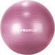 Proiron gimnastikos kamuolys su pompa, rožinis, 65 cm.