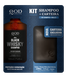 QOD Barber Shop Magic Wallet Kit rinkinys šampūnas ir piniginė, 220 ml.