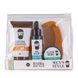 Bath set MEN'S STYLE in PVC bag, incl. 95ml hair & Beard shampoo, 50ml beard oil, 20g beard wax, comb,