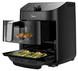 Midea Two Zone Airfryer | MAD1100DADK | Power 1850 W  Capacity 4.4/6.4 L | Rapid Air technology | Black