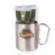 Bath set ADVENTURE COLLECTION in stainless-steel Mug (350ml) with carabiner handle, incl. 60ml hair &