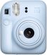 Fujifilm Instax Mini 12 Film Camera, Blue + Instax Mini Glossy Paper, 10 Pcs.