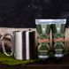 Bath set ADVENTURE COLLECTION in stainless-steel Mug (350ml) with carabiner handle, incl. 60ml hair &